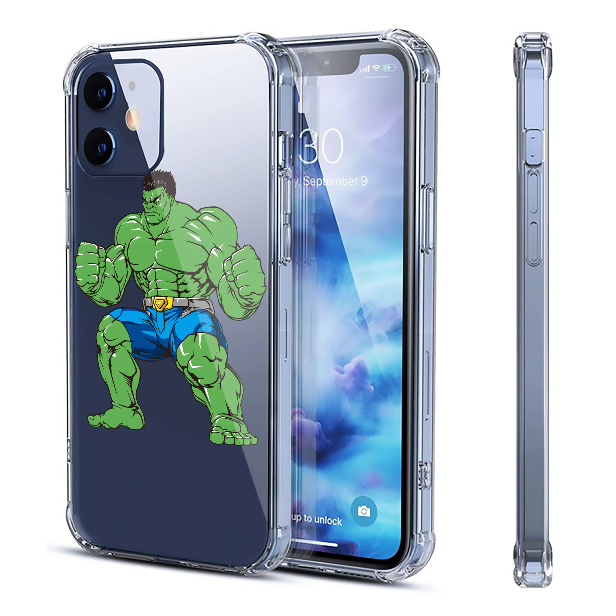 （画像用） アベンジャーズ The Avengers 【iPhone 12シリーズ対応】透明スマホケース（クリアソフトケース）